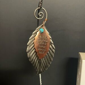 Hallmark Keepsake “A New Season” Metal Leaf Ornament - 2015